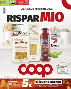 Anteprima del volantino COOP Genova catalogo valido a partire dal 13.11.2025