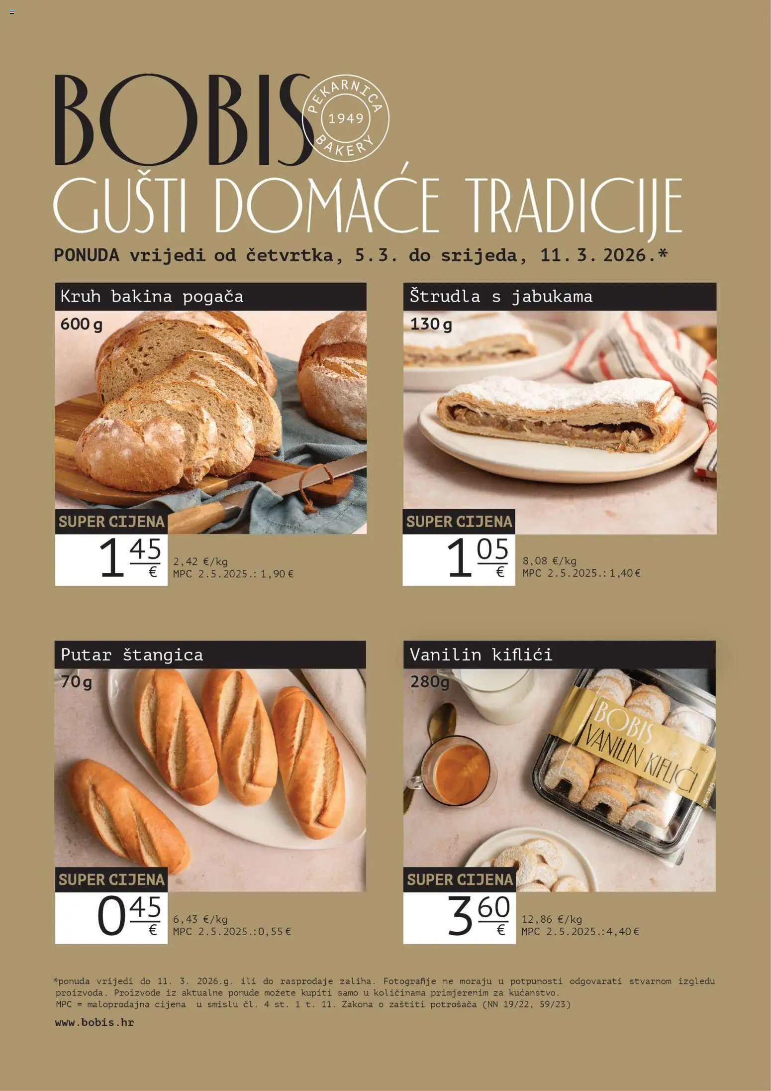 Tommy katalog | vrijedi od 05.03.2026 | Stranica: 1 | Proizvodi: Kruh