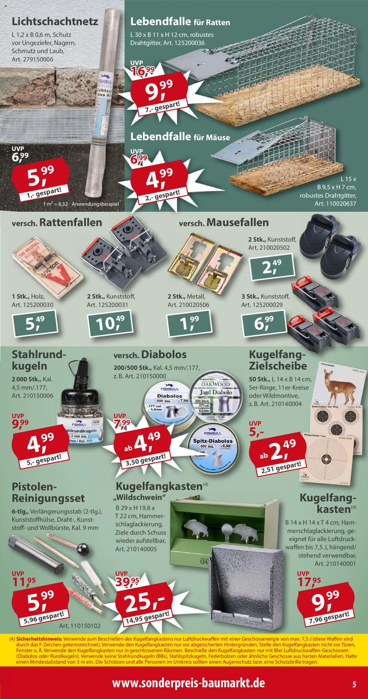 Sonderpreis Baumarkt Prospekt 	 – gültig ab 15.11.2025 | Seite: 5