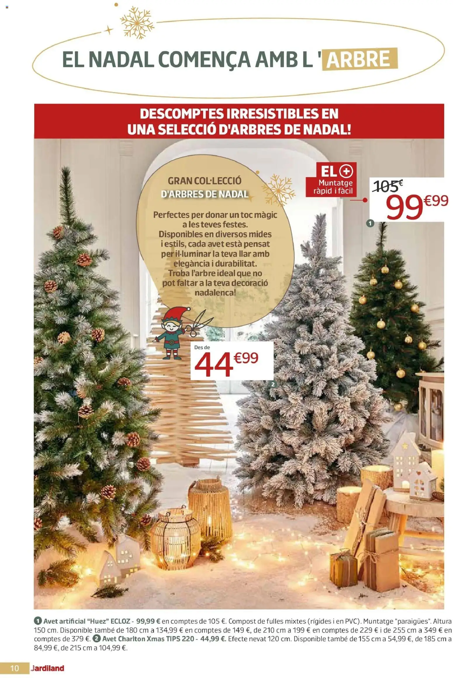 Jardiland - DEIXA QUE LA MÀGIA T’ENVOLTI, ÉS NADAL! │ válido desde el 19.11.2025 | Página: 10