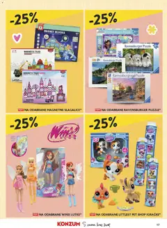 Konzum HR Katalog - amely érvényes a következő dátumtól: 09.03.2026 | Oldal: 17 | Termékek: Puzzle