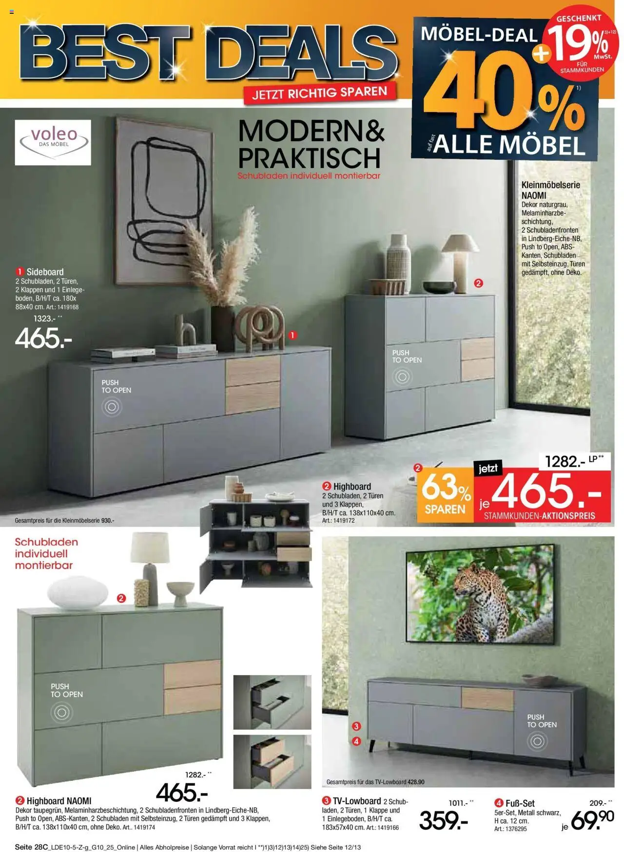 Zurbrüggen Prospekt 	 – gültig ab 04.10.2025 | Seite: 36 | Produkte: Sideboard, HIghboard