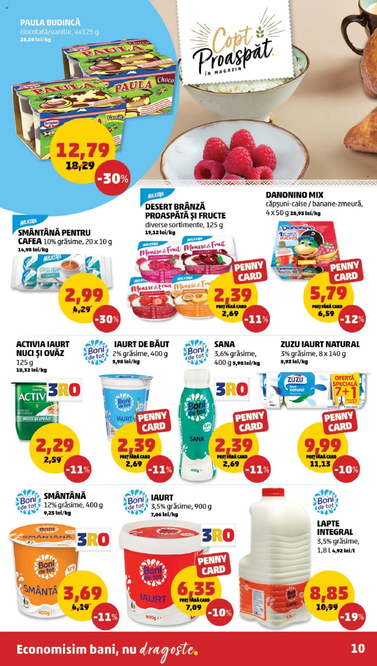 Catalog PENNY – valabil de la 20.08.2025 | Pagină: 10 | Produse: Lapte, Brânză, Nuci, Fructe