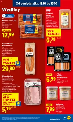 Pogląd oferty "Pikok od Krajana Kiełbasa krucha, 1 kg" - ważna od 13.10.2025 | Strona: 33