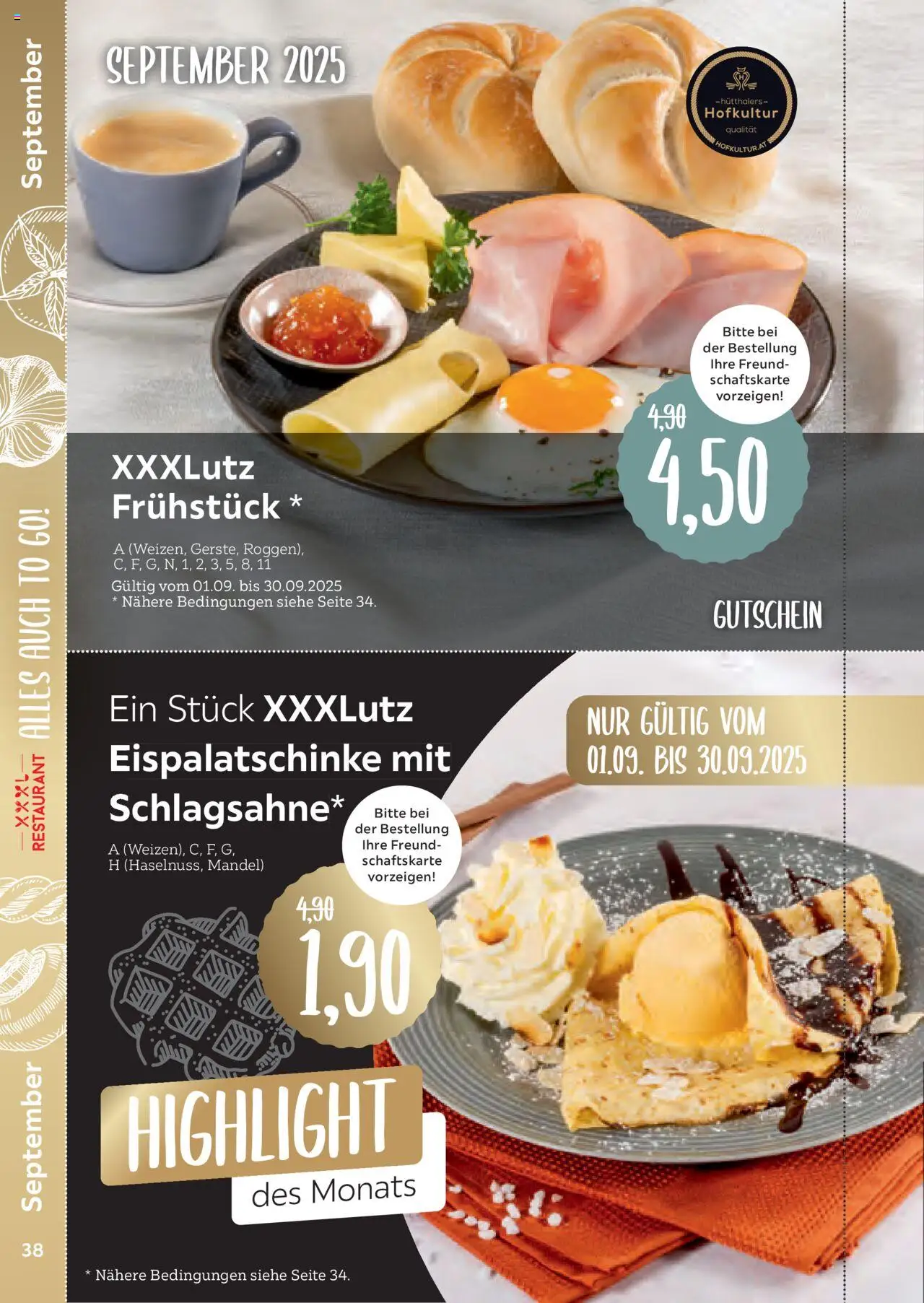 XXXL Lutz Freundschaftskartenjournal - gültig ab dem 01.08.2025 | Seite: 38