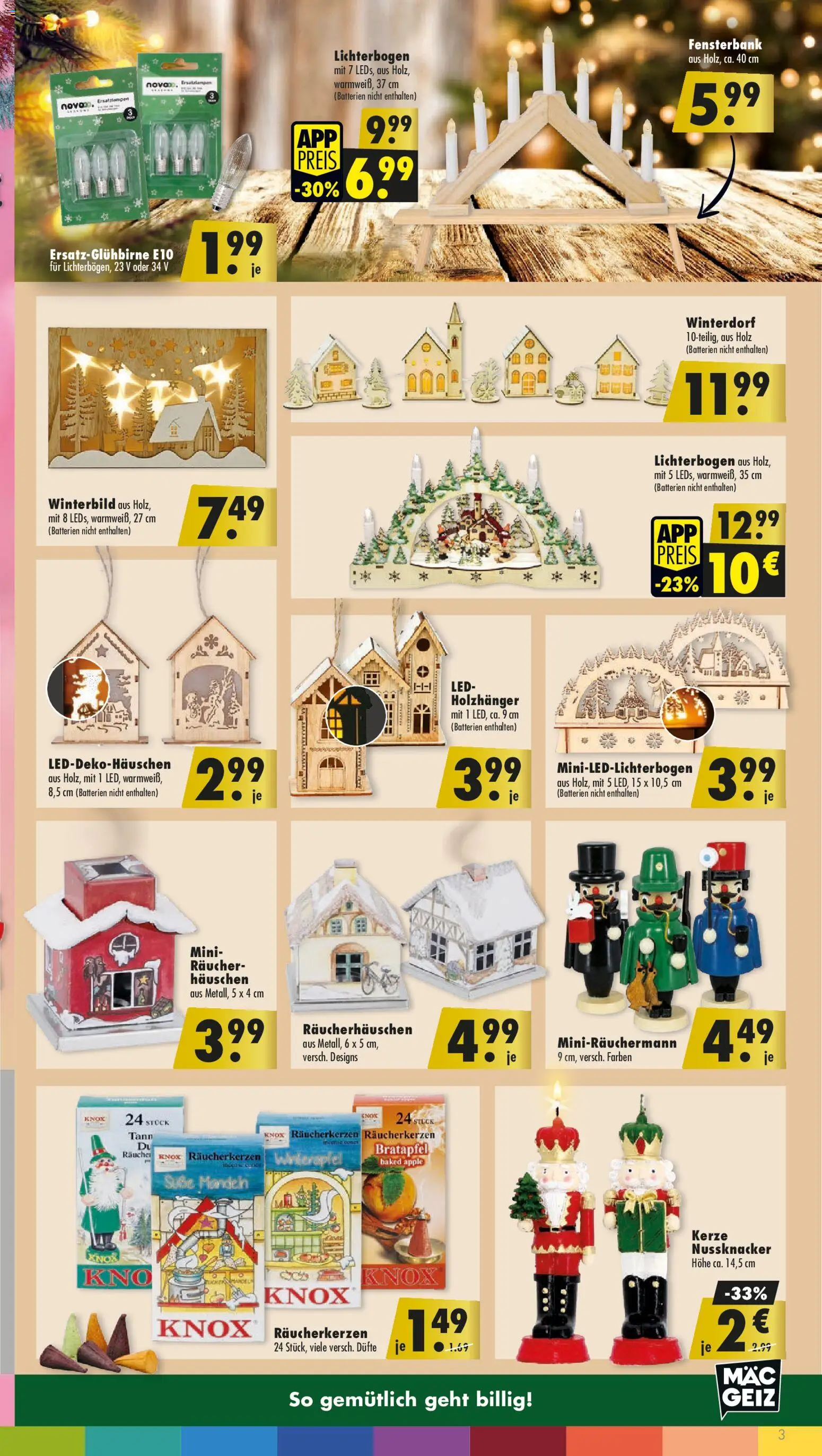 Mäc Geiz Prospekt 	 – gültig ab 01.12.2025 | Seite: 3 | Produkte: Batterien, Mandeln, Apple
