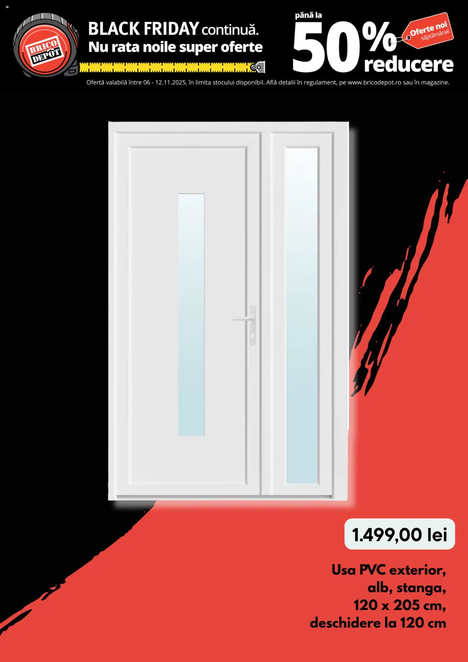 Noul catalog Brico Depot – valabil de la 06.11.2025 | Pagină: 8 | Produse: Rață, Ușă