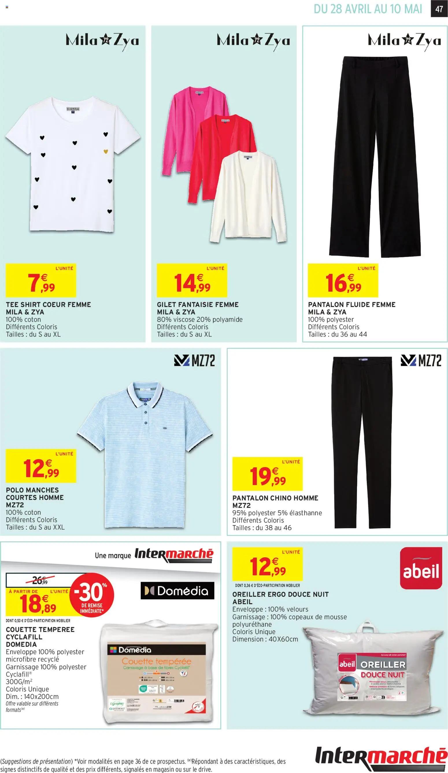 {H1} | Page: 39 | Produits: Base, Enveloppe, T-shirt, Gilet