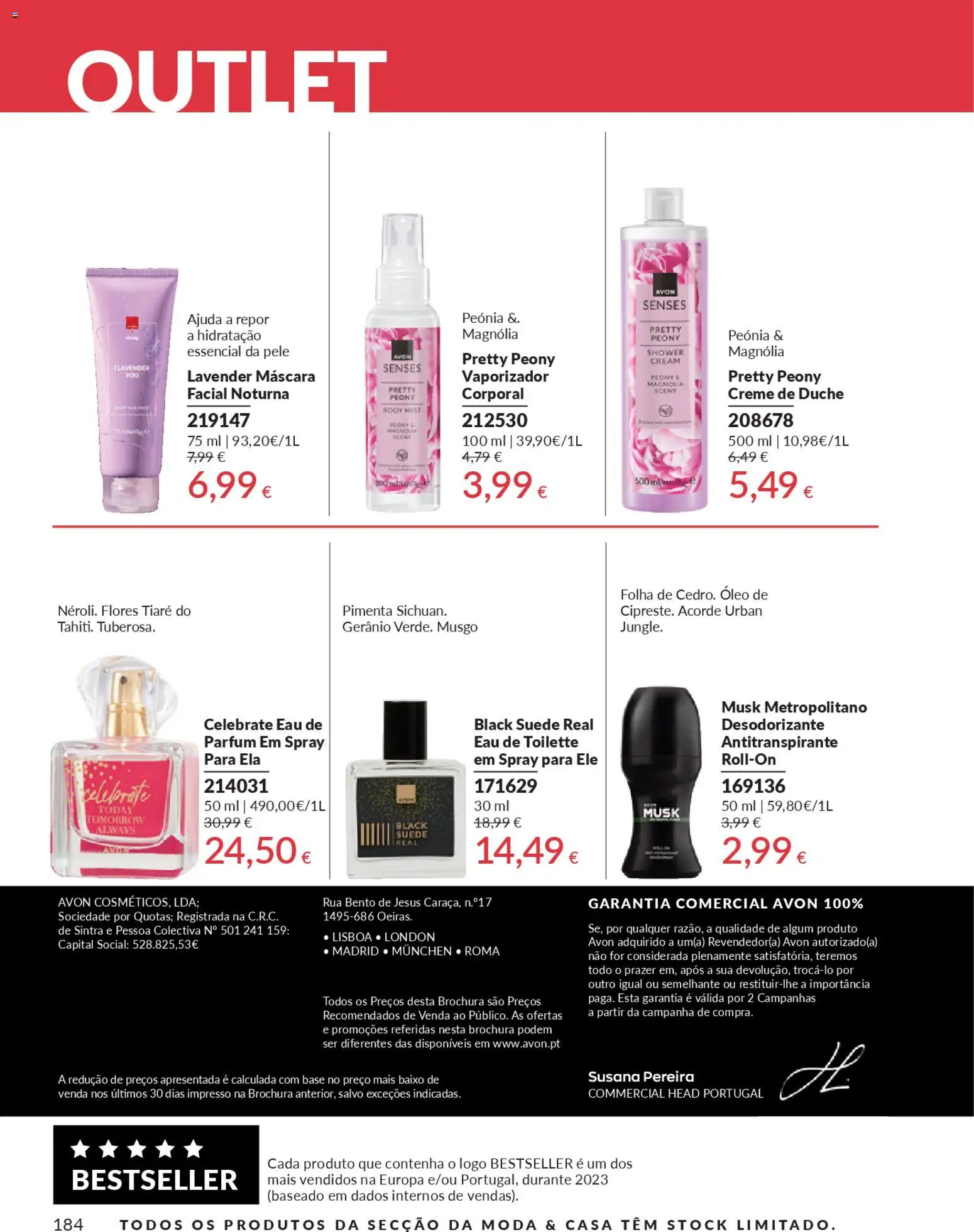 Catálogo Avon Campanha 11 Black Friday │ válido de 01.11.2025 | Página: 184 | Produtos: Flores, Eau de toilette, Máscara facial, Desodorizante