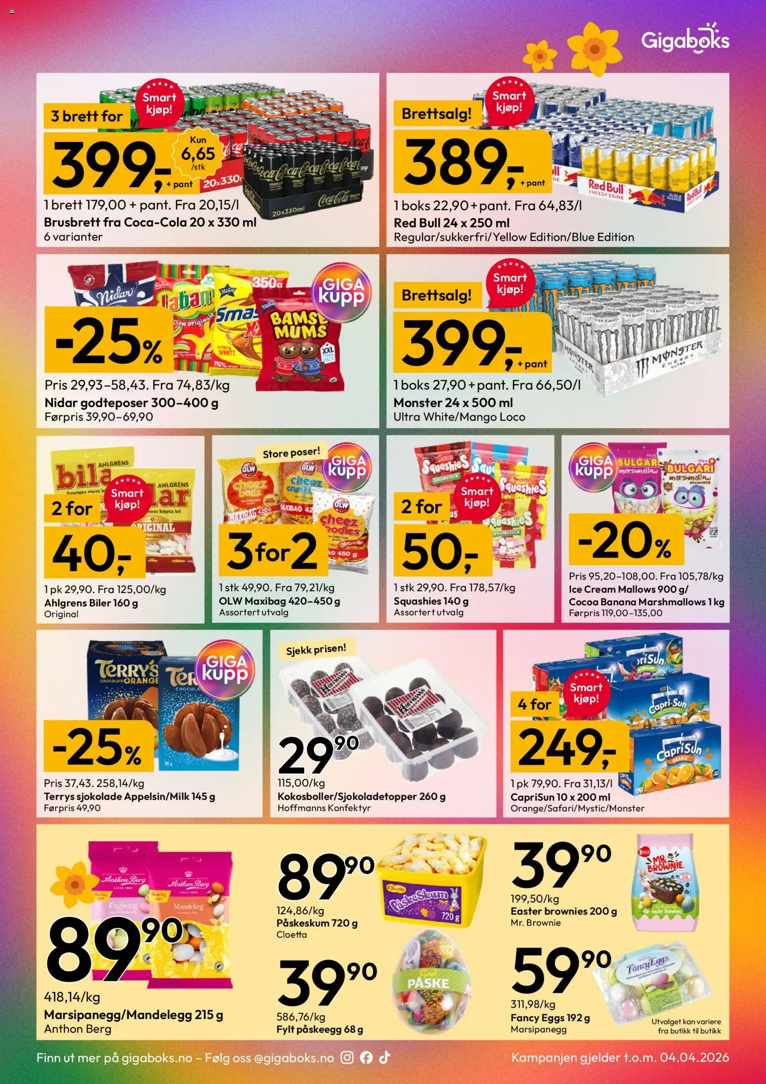 {H1} | Side: 4 | Produkter: Сервер, Sjokolade, Суміш дитяча, Boks