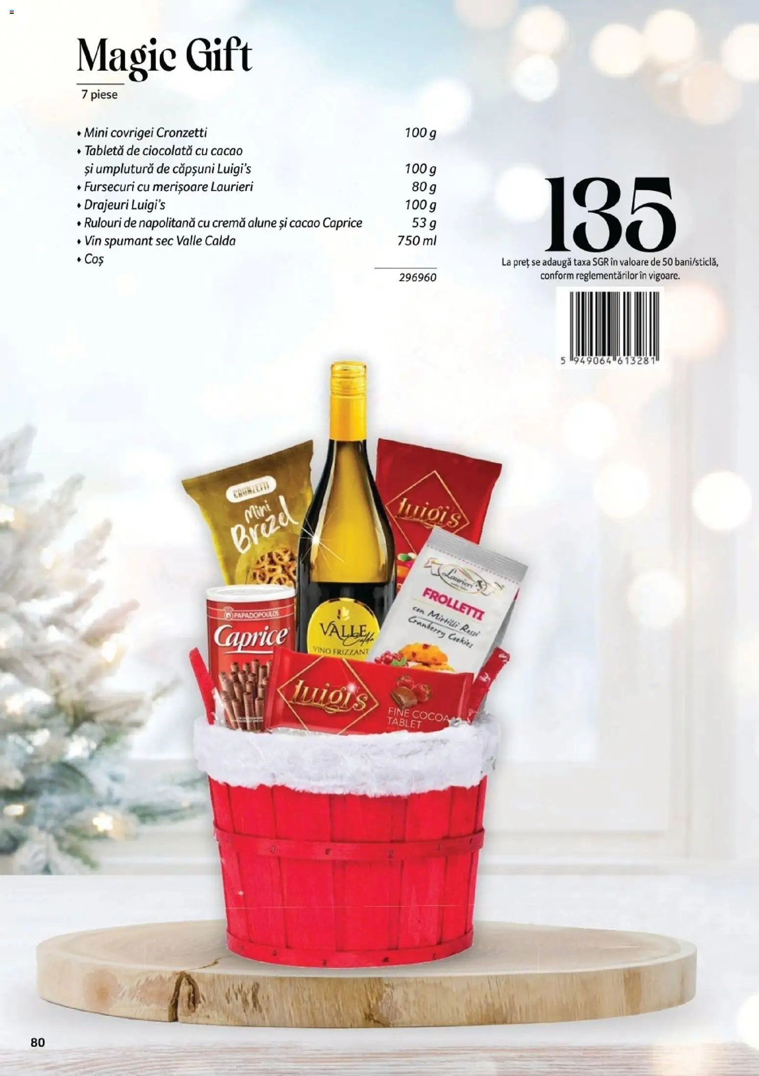 Noul catalog Selgros – valabil de la 07.11.2025 | Pagină: 80 | Produse: Coș, Cremă, Ciocolată, Vin