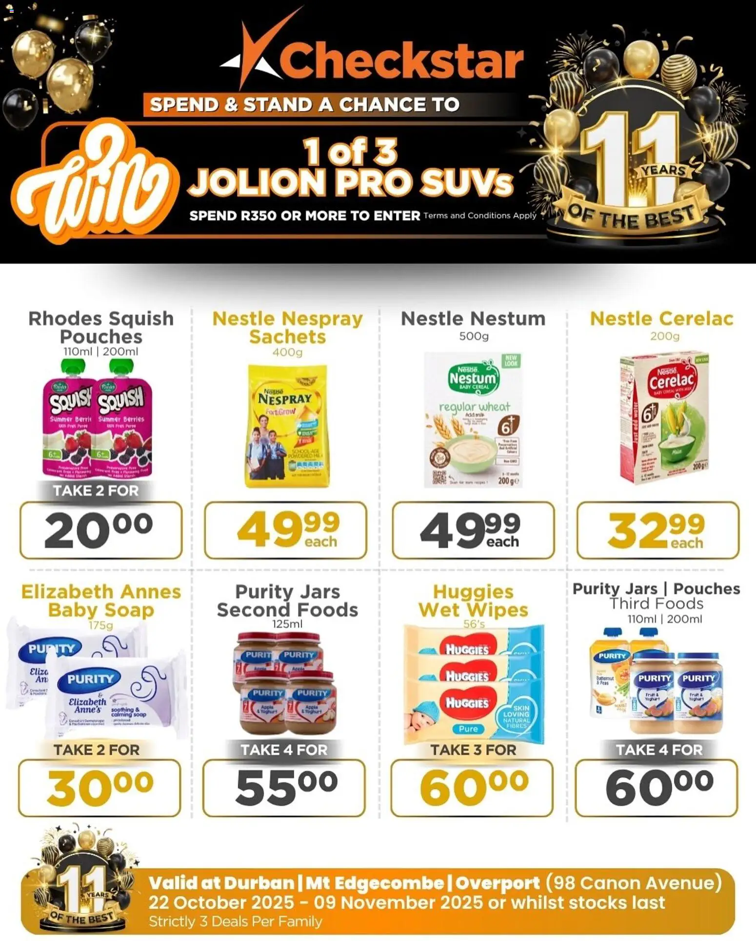 New Check Star catalogue – valid from 22.10.2025 | Page: 11 | Products: Soup, Soap, Water