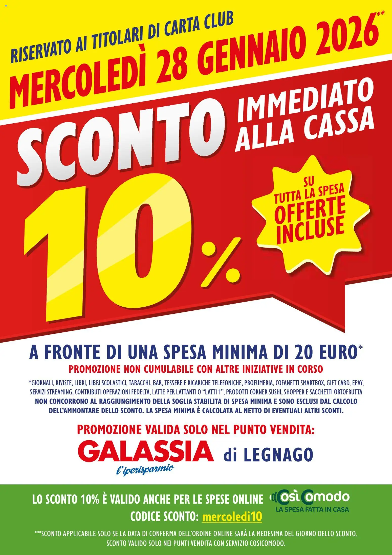 Volantino Galassia del 28.01.2026 | Pagina: 2 | Prodotti: Latte, Data