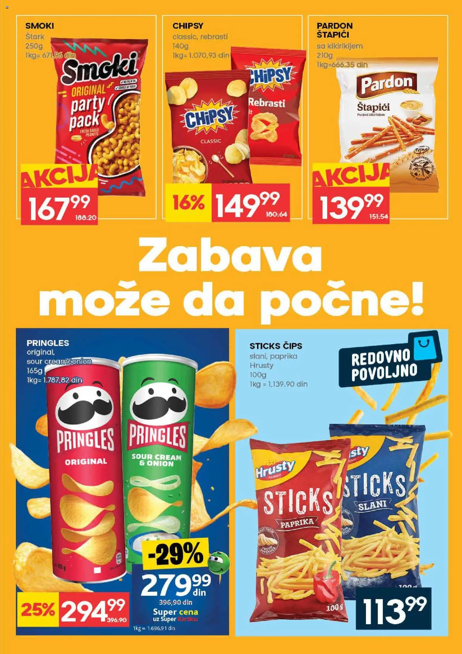 Idea katalog - važi od 12.02.2026 | Strana: 19 | Proizvode: Čips, Smoki, Paprika, Pringles