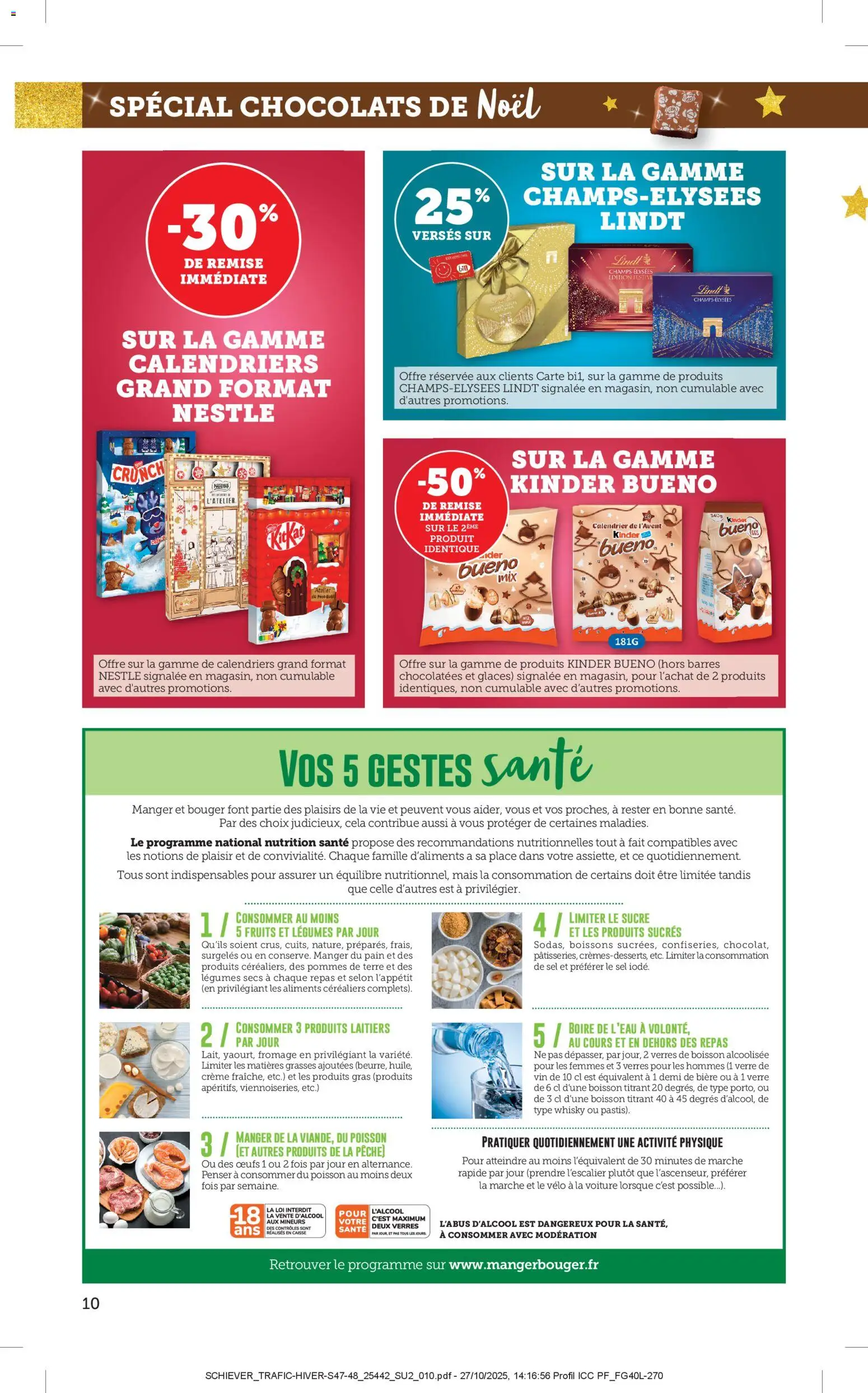 {H1} | Page: 10 | Produits: Whisky, Mais, Calendrier de l'avent kinder, Crème