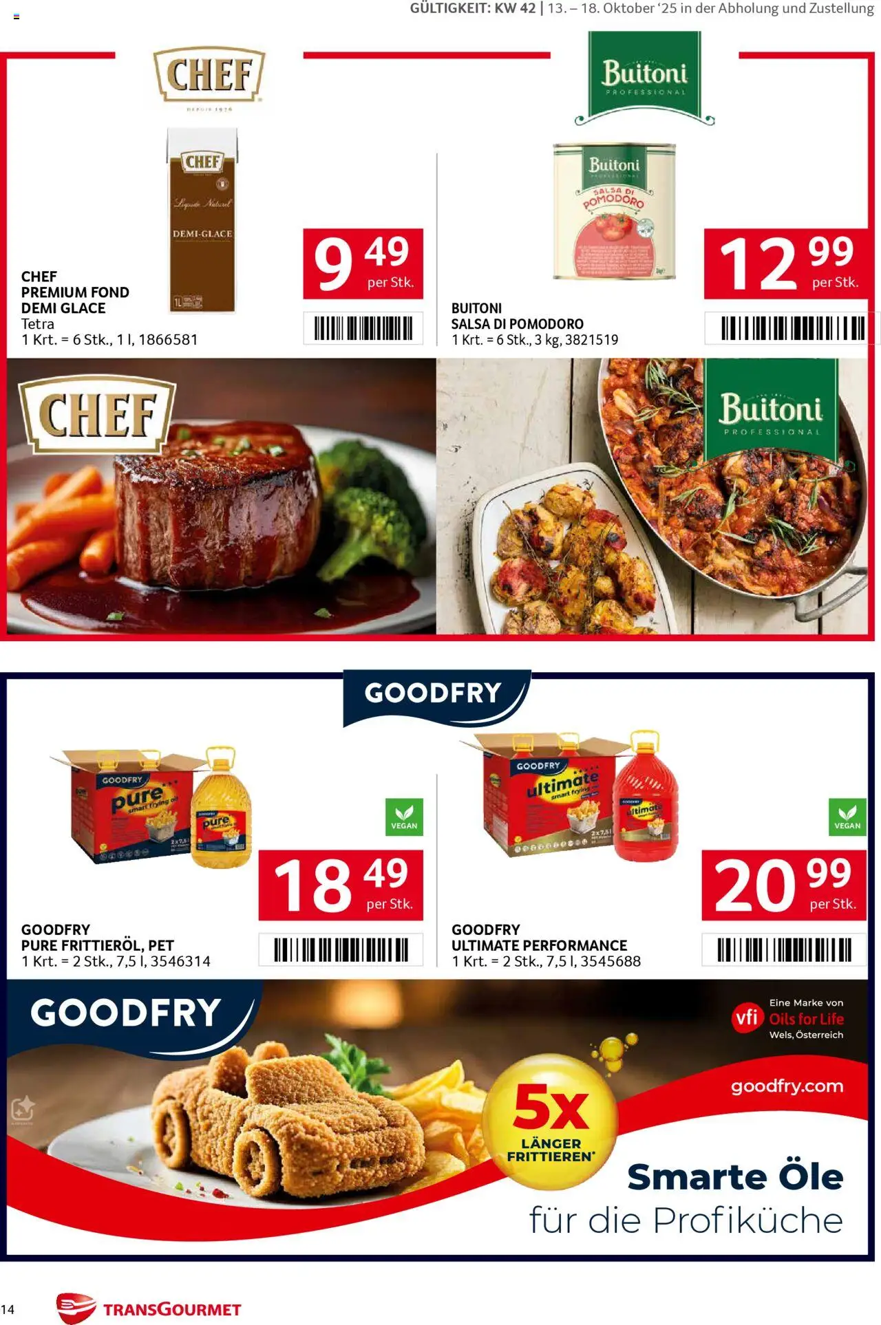 Transgourmet Eröffnungs Festwoche gültig ab 13.10.2025 | Seite: 14