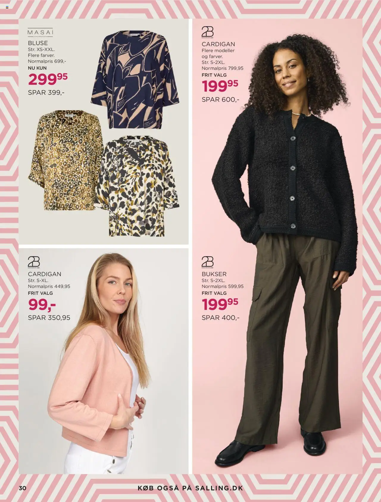 Salling tilbudsavis – gyldig fra 25.09.2025 | Side: 30 | Produkter: Bukser, Cardigan, Bluse
