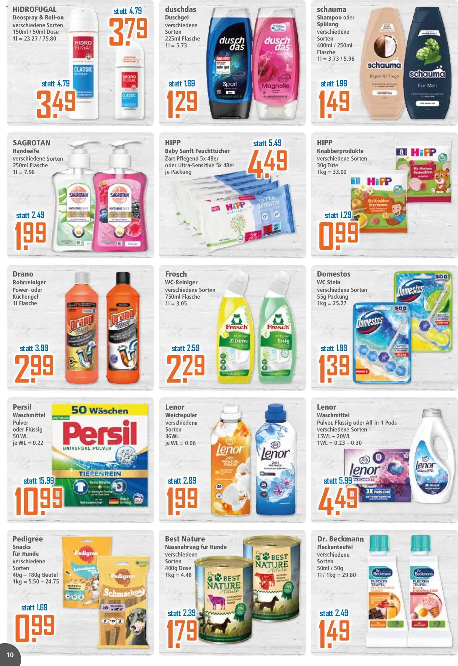 Klaas & Kock Prospekt 	 – gültig ab 23.03.2026 | Seite: 10 | Produkte: Spülung, Duschgel, Duschdas, Deospray