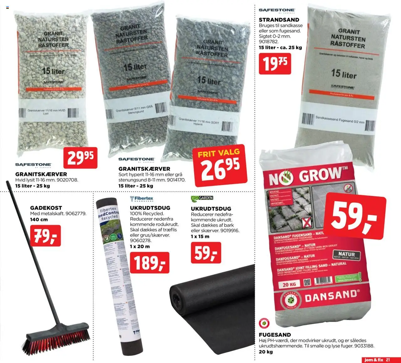 Jem & fix Tilbudsavis gyldig fra 24.08.2025 | Side: 21 | Produkter: Søm