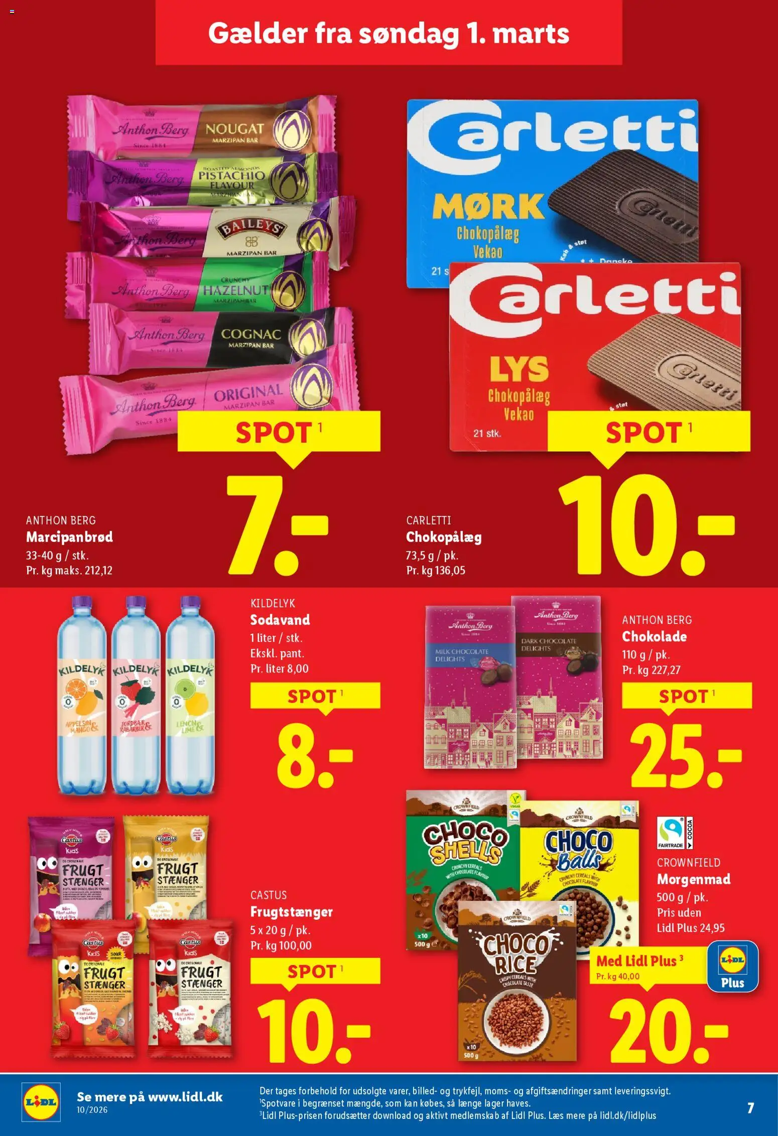 Lidl tilbudsavis – gyldig fra 01.03.2026 | Side: 23 | Produkter: Te, Lime, Marcipanbrød, Søm