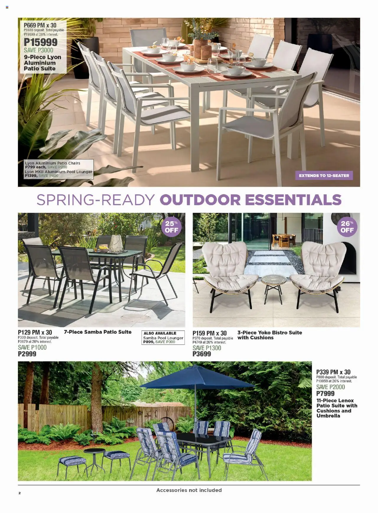 House and Home - Botswana Catalogue │ valid from 18.08.2025 | Page: 2 | Products: Umbrella