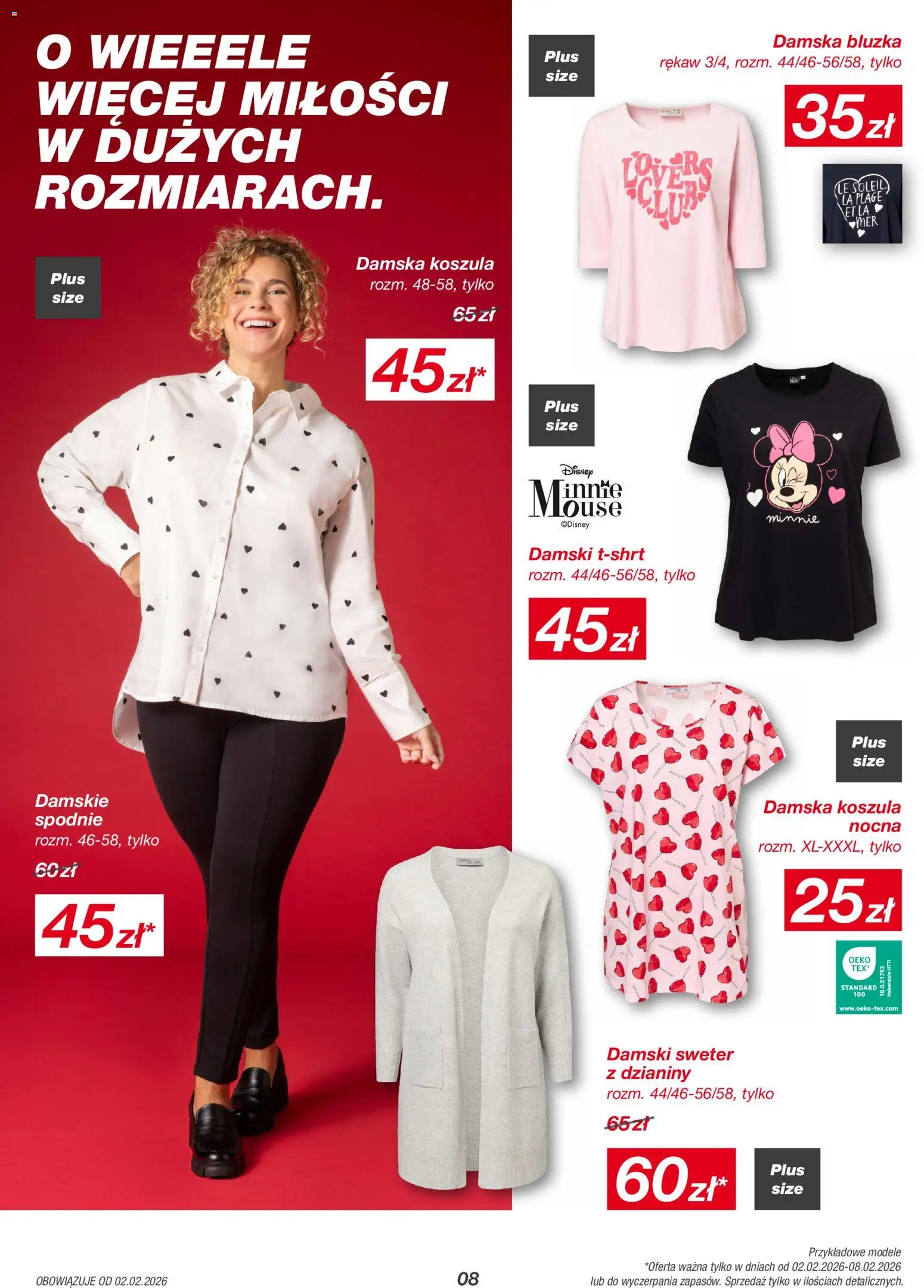 Kik Gazetka od 02.02.2026 | Strona: 8 | Produkty: Koszula, Bluzka, Sweter, Spodnie