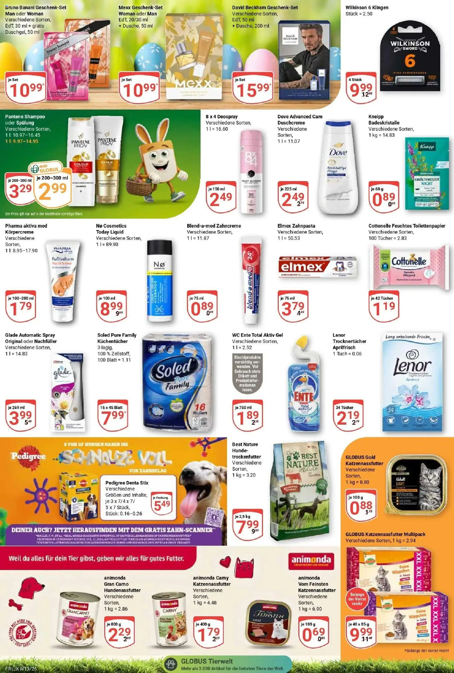 Globus prospekt Freilassing	 – gültig ab 23.03.2026 | Seite: 18 | Produkte: Körpercreme, Duschcreme, Ente, Toilettenpapier