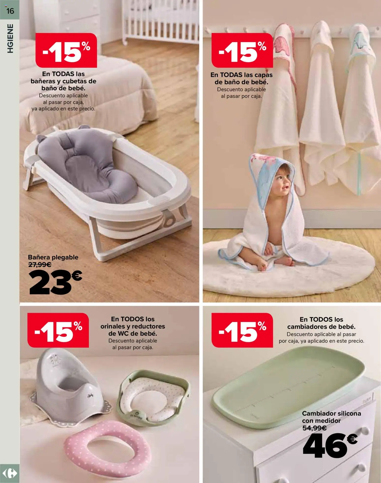 Carrefour Bebé │ válido desde el 25.02.2026 | Página: 16 | Productos: Caja, Baño