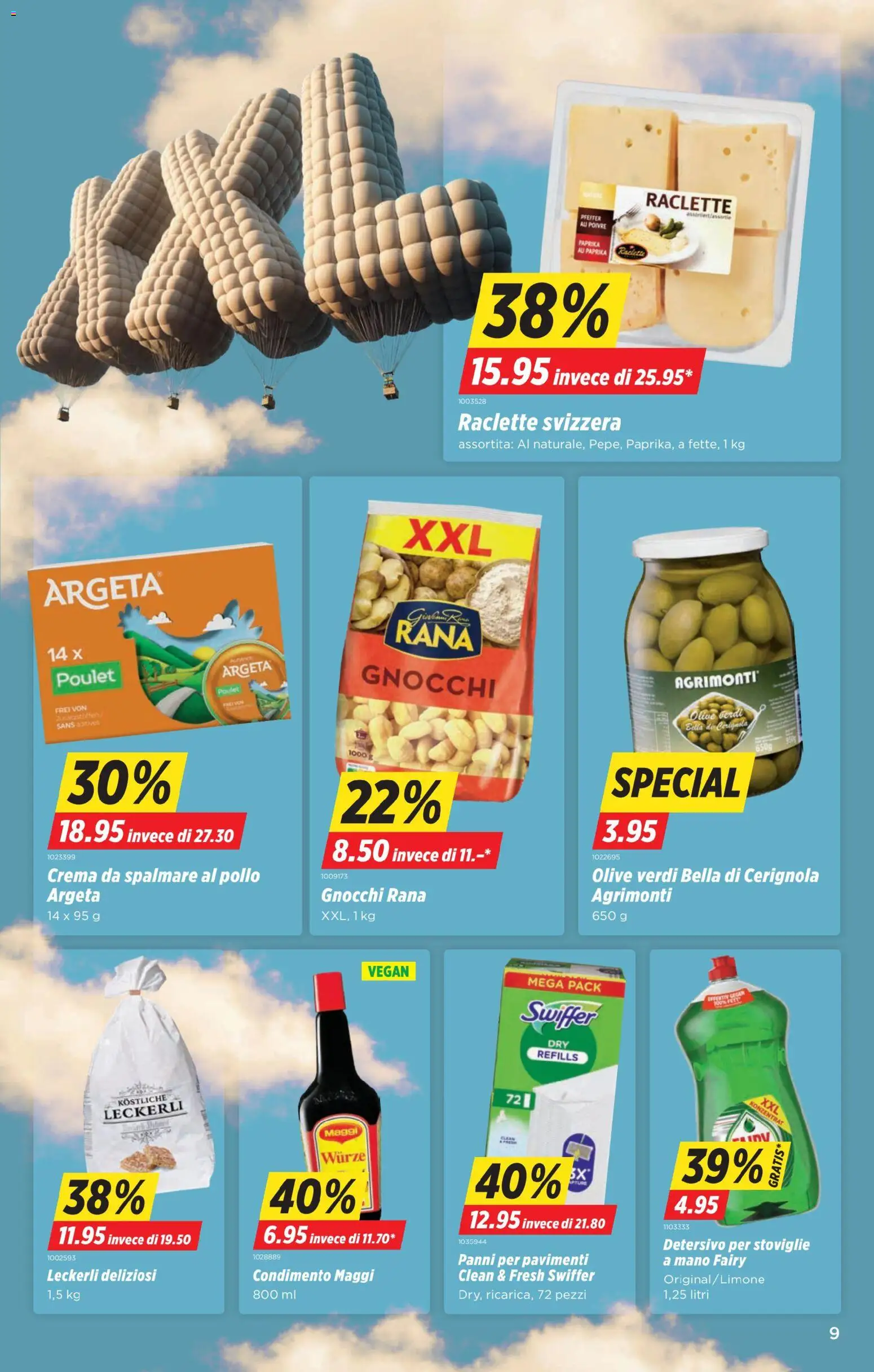 Denner Aktionen IT – gültig ab 11.11.2025 | Seite: 9 | Produkte: Pfeffer, Raclette