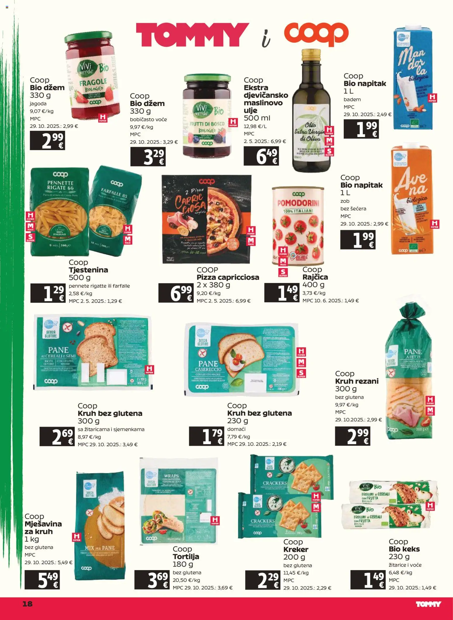 Tommy katalog | vrijedi od 26.02.2026 | Stranica: 18 | Proizvodi: Pizza, Voće, Badem, Rajčica
