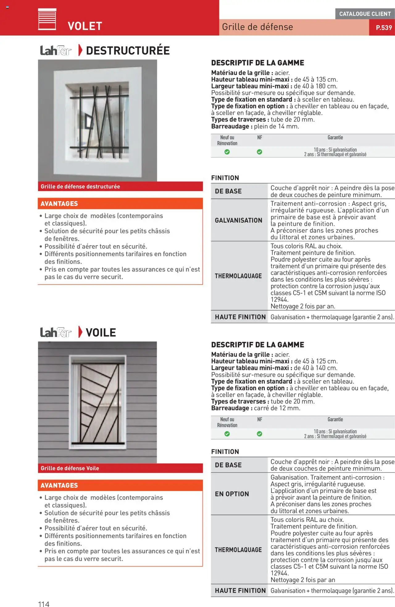  | Page: 114 | Produits: Couches, Base, Four, Poudre