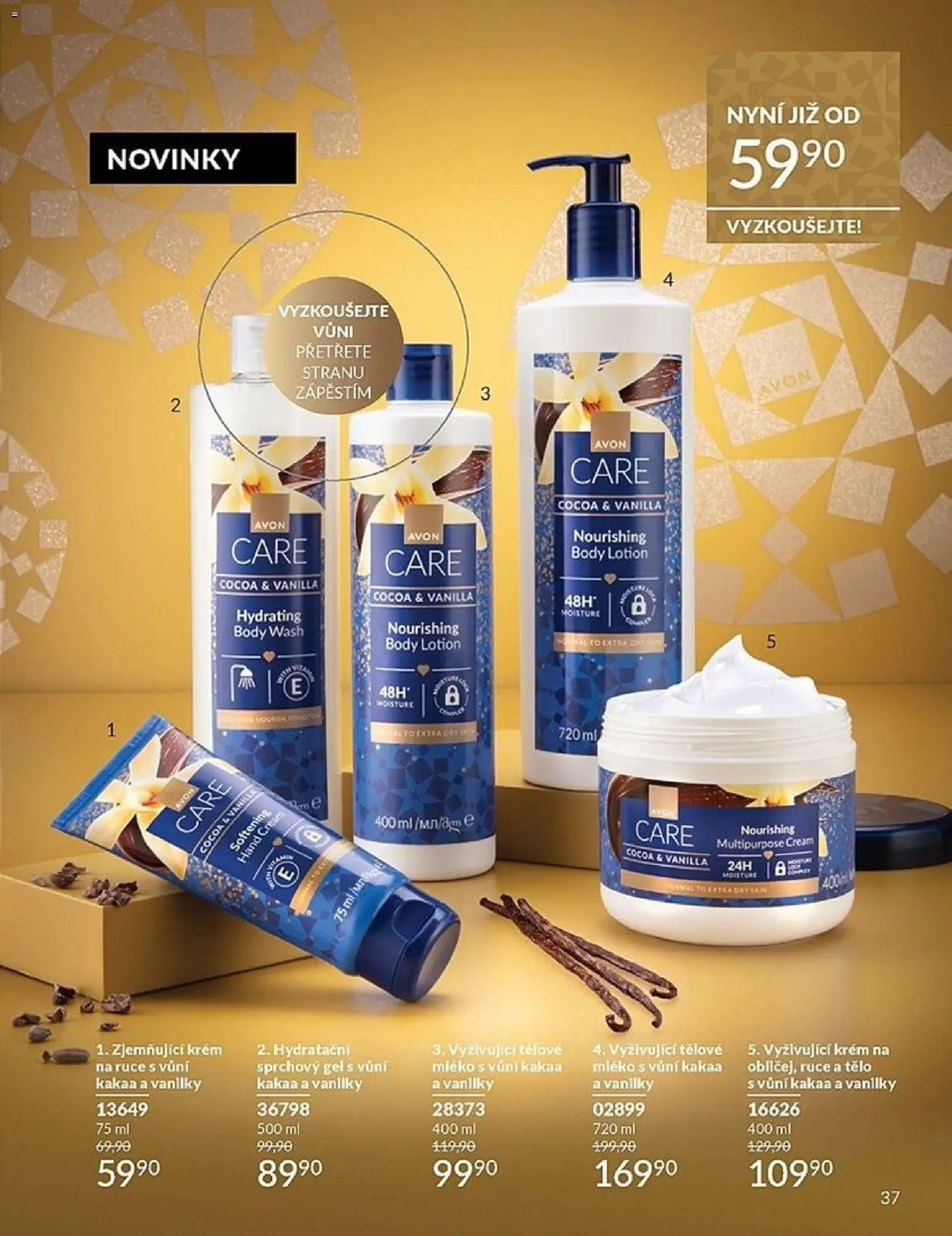 Avon Black Friday od 01.11.2025 | Strana: 37 | Produkty: Sprchový gel, Mléko, Krém, Body