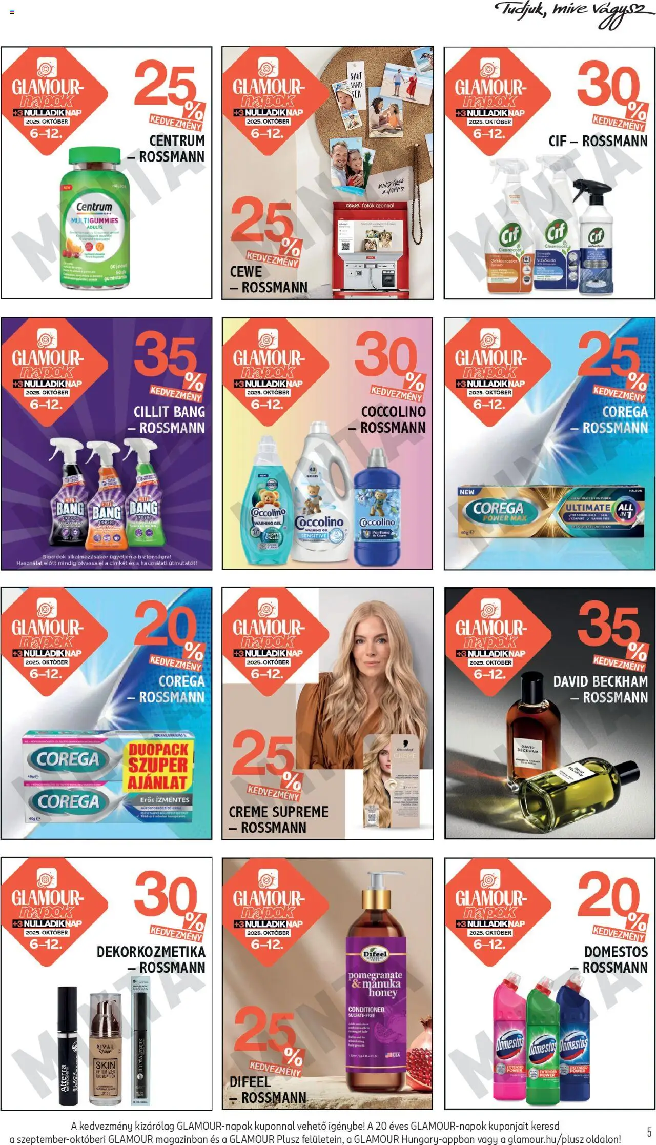 Rossmann akciós ujság - amely érvényes a következő dátumtól: 06.10.2025 | Oldal: 5 | Termékek: Coccolino, Multivitamin