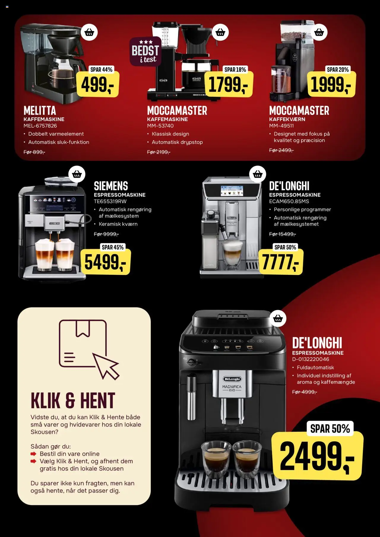 Skousen tilbudsavis – gyldig fra 20.10.2025 | Side: 7 | Produkter: Kværn, Kaffemaskine