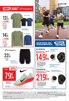 Intersport folder - Voorbeeld van een folder van Intersport, geldig van 08.03.2026 | Pagina: 9 | Producten: Behuizing, Gewicht, Shirt, Kan