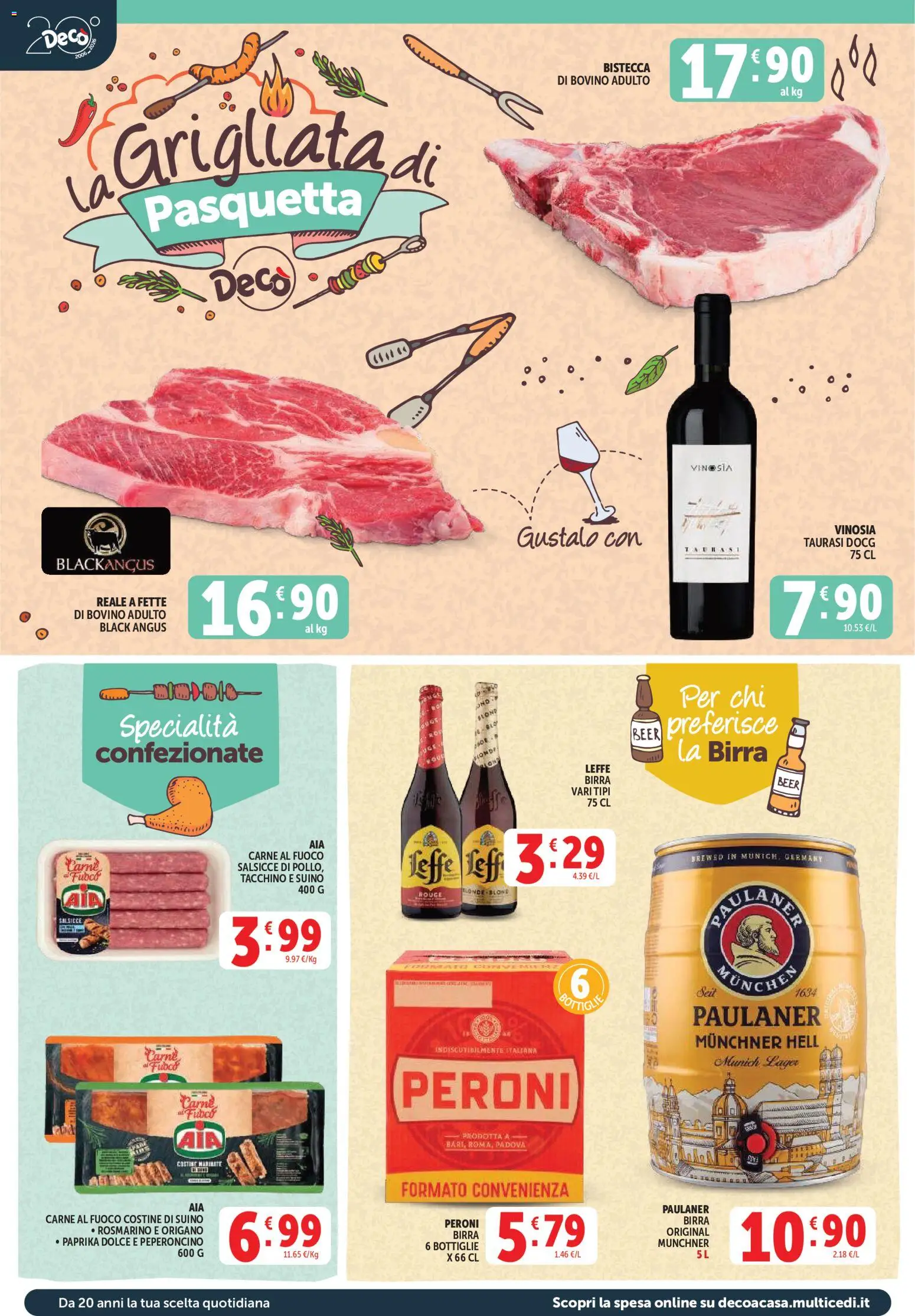 Volantino Decò del 27.03.2026 | Pagina: 10 | Prodotti: Bovino, Suino, Tacchino, Peperoncino