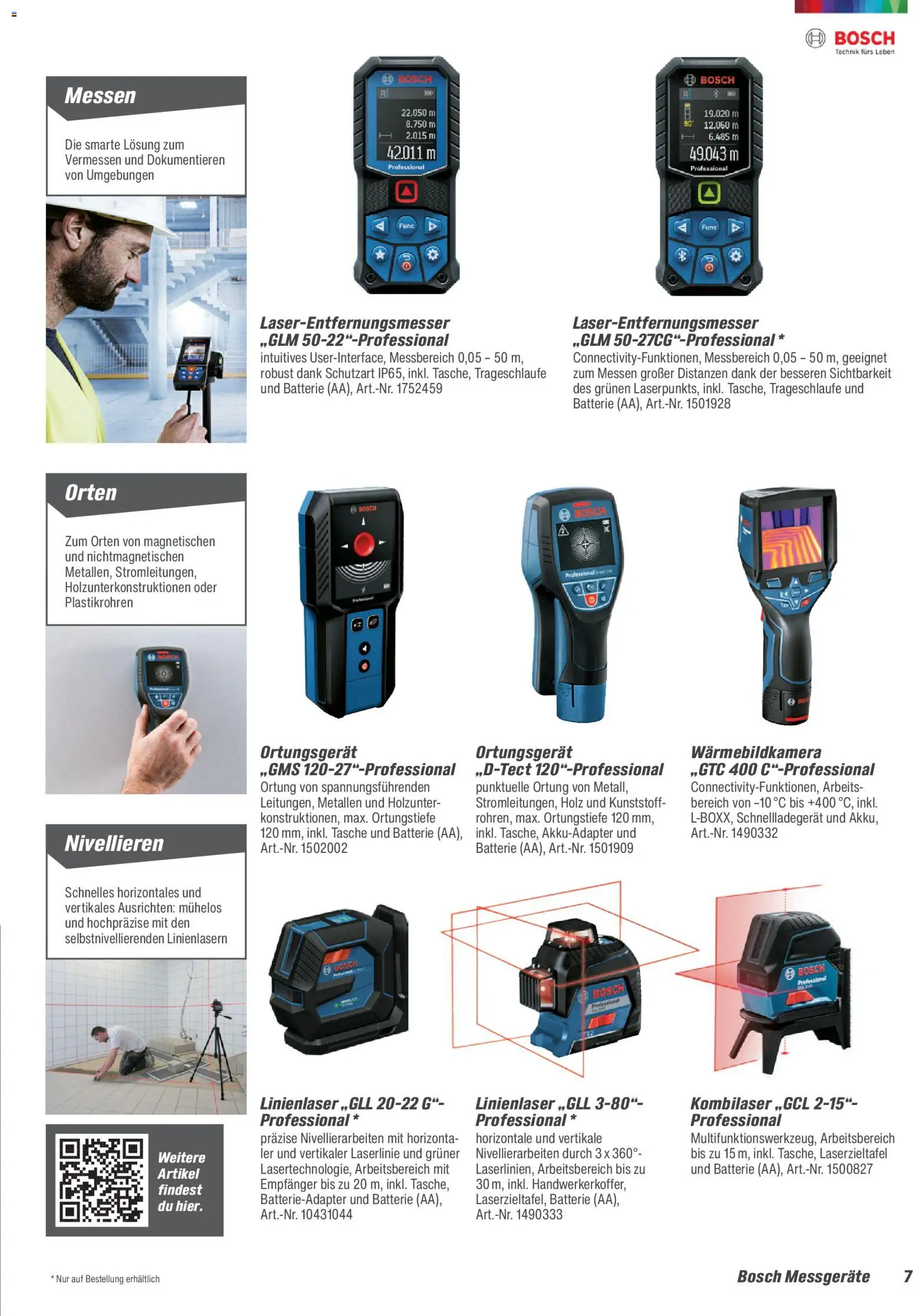 Toom Baumarkt Maschinen & Werkstatt 2026 – gültig ab 01.01.2026 | Seite: 7 | Produkte: Bosch, Tasche, Batterie
