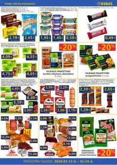Kubas leidinys galioja nuo 13.01.2026 | Puslapis: 3 | Prekių: Kiaulienos, Viščiukas, Varškė, Vištiena
