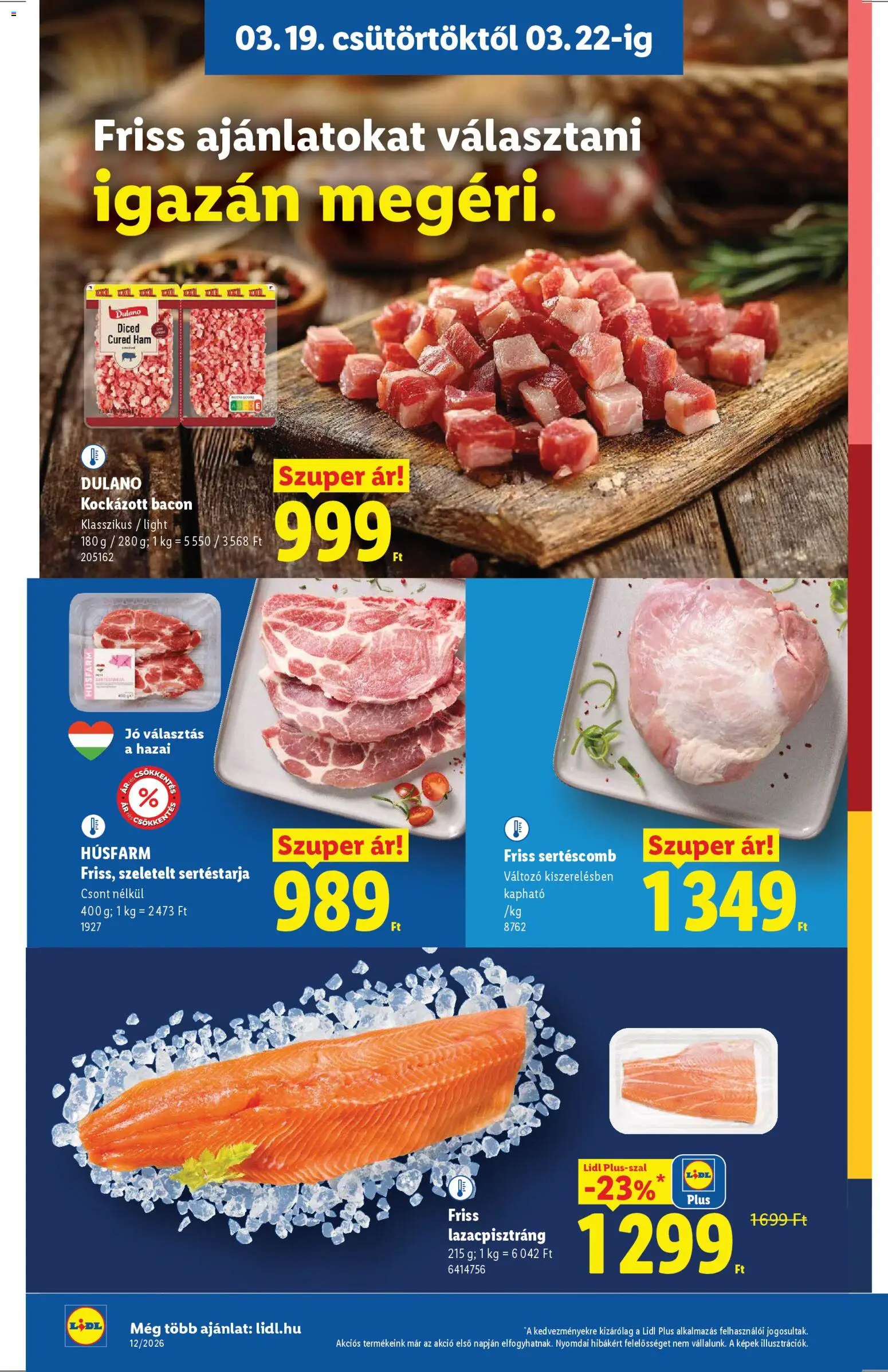 Lidl akciós ujság - amely érvényes a következő dátumtól: 19.03.2026 | Oldal: 6