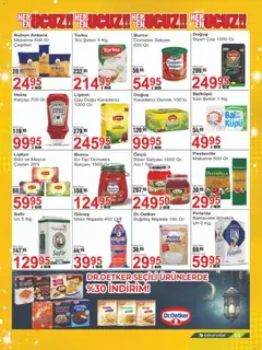 17.03.2026 tarihinden itibaren geçerli olan Özkuruşlar kataloğu önizlemesi | Sayfa: 13 | Ürünler: Şeker, Ketçap, Biber, Mısır