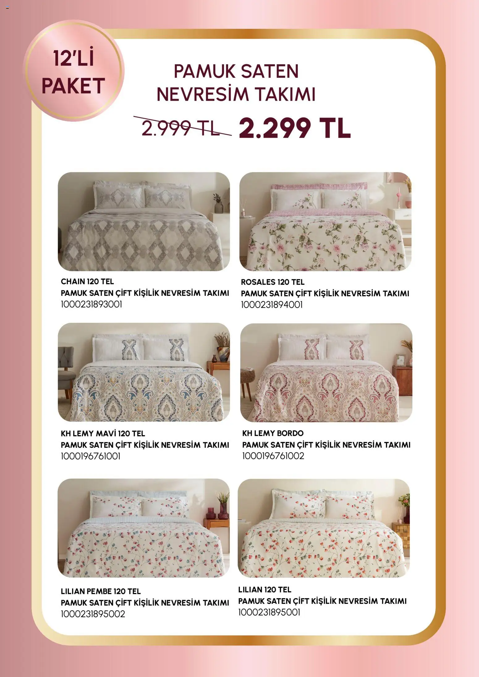 Karaca Home - Anneler Günü - 07.04.2026 tarihinden itibaren geçerlidir | Sayfa: 8 | Ürünler: Nevresim