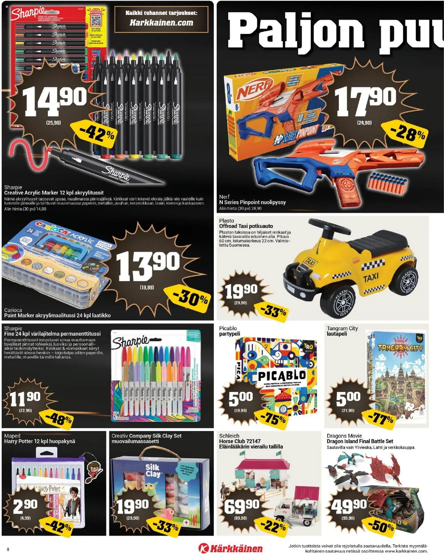 Kärkkäinen - Black Friday – voimassa 19.11.2025 alkaen | Sivu: 8 | Tuotteet: Laatikko