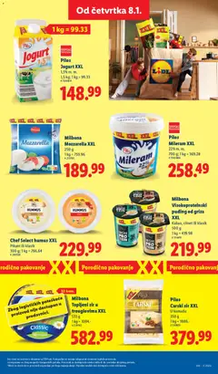 Milbona Mozzarella XXL, 250 g - pregled Lidl kataloga - važi od 08.01.2026 | Strana: 27