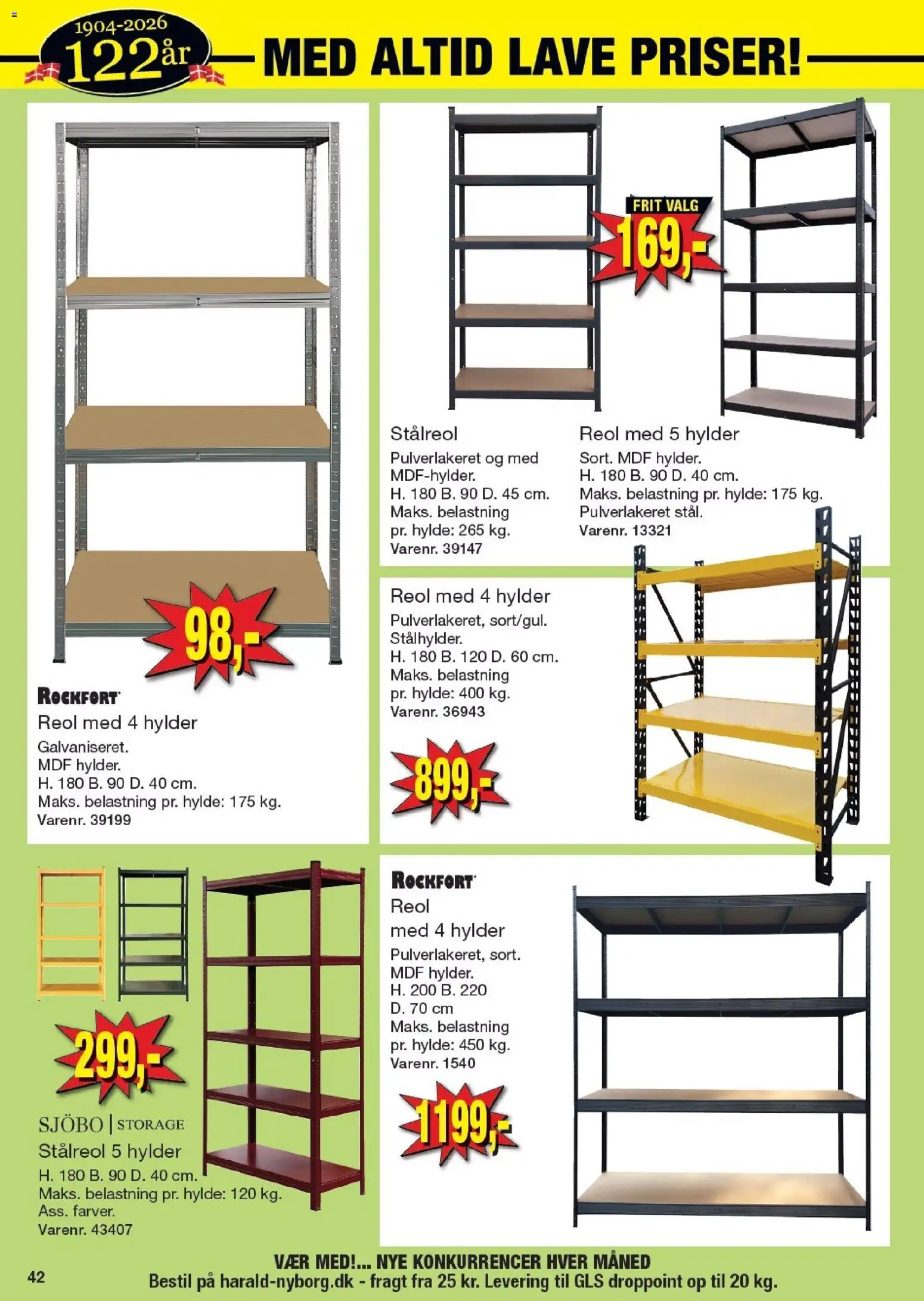 Harald Nyborg tilbudsavis – gyldig fra 26.02.2026 | Side: 44 | Produkter: Hylde