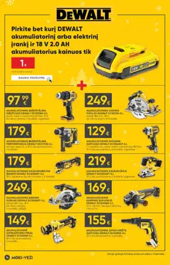 MOKI VEŽI leidinys galioja nuo 08.01.2026 | Puslapis: 14 | Prekių: Diskas, Akumuliatorius