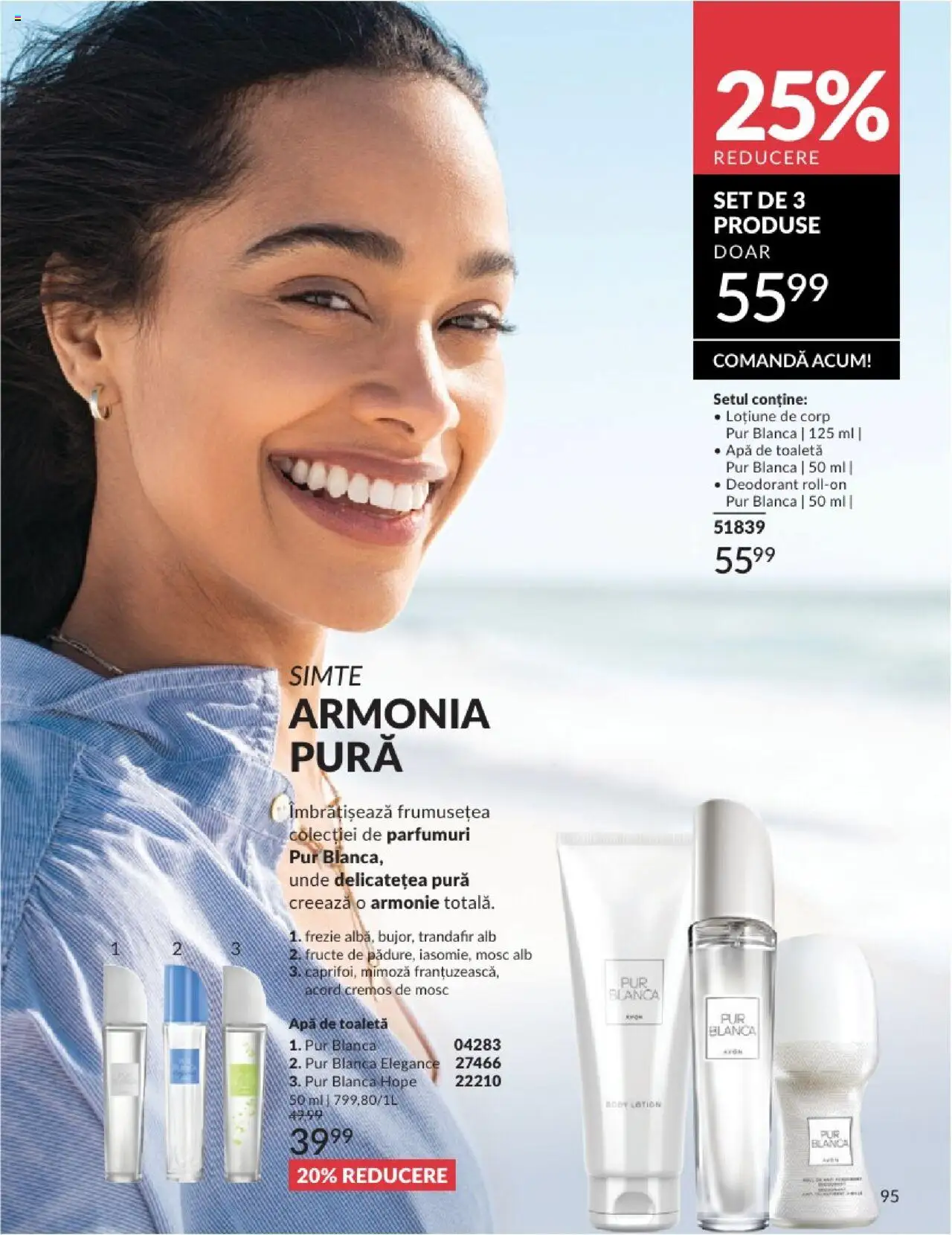 Catalog Avon - 06 2025 – valabil de la 01.06.2025 | Pagină: 95 | Produse: Body, Toaletă, Apă de toaletă, Deodorant