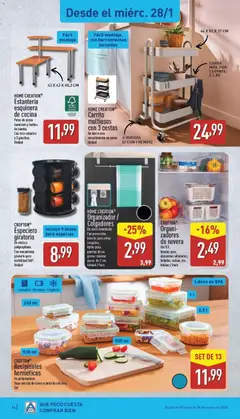 Vista previa Aldi folleto Península válido desde el 26.01.2026 | Página: 14 | Productos: Congelador, Cocina, Lavavajillas, Estante