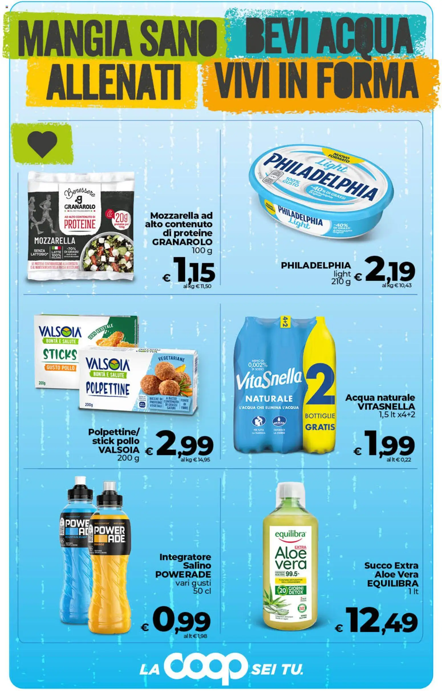Volantino Ipercoop del 07.04.2026 | Pagina: 31 | Prodotti: Pollo, Mozzarella, Acqua naturale, Aloe vera