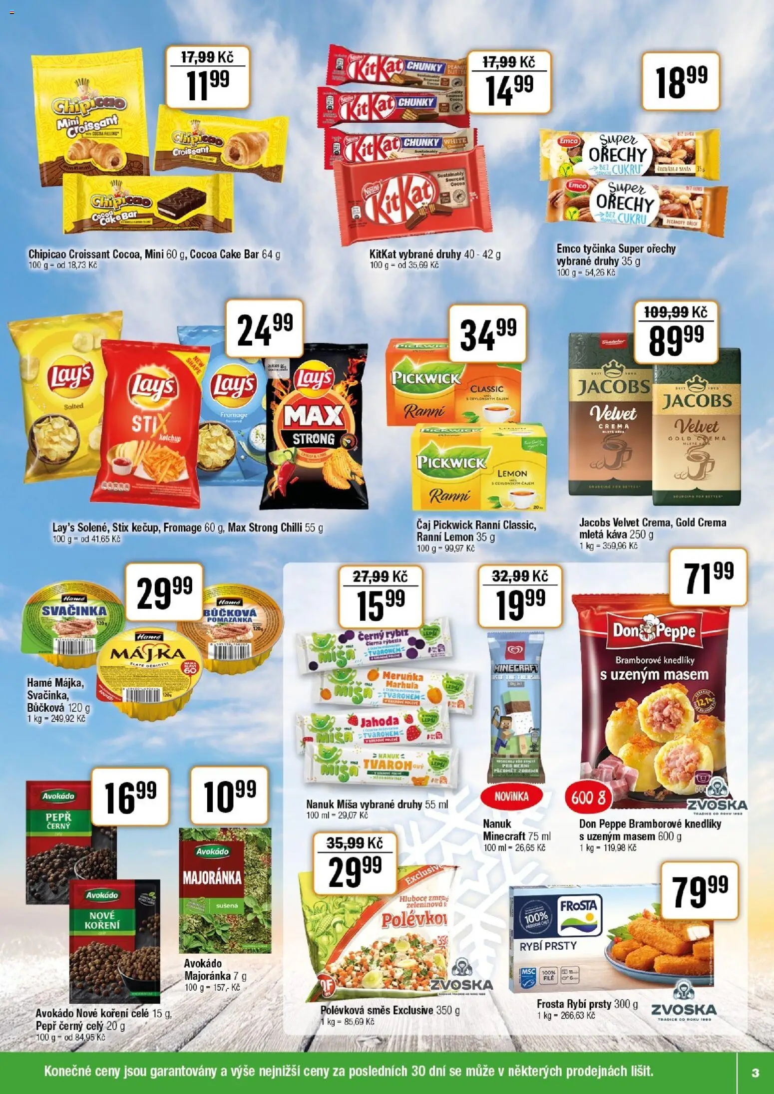 Tempo leták od 08.04.2026 | Strana: 3 | Produkty: Nanuk, Crema, Croissant, Lay's