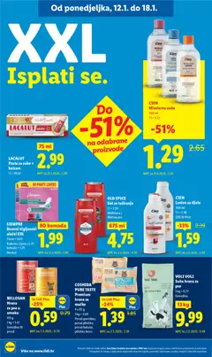 CIEN Losion za tijelo, Losion za tijelo 400 ml, Q10 ili Vital, 1 l = 3.98 - Pregled kataloga iz trgovine Lidl, vrijedi od 12.01.2026 | Stranica: 14